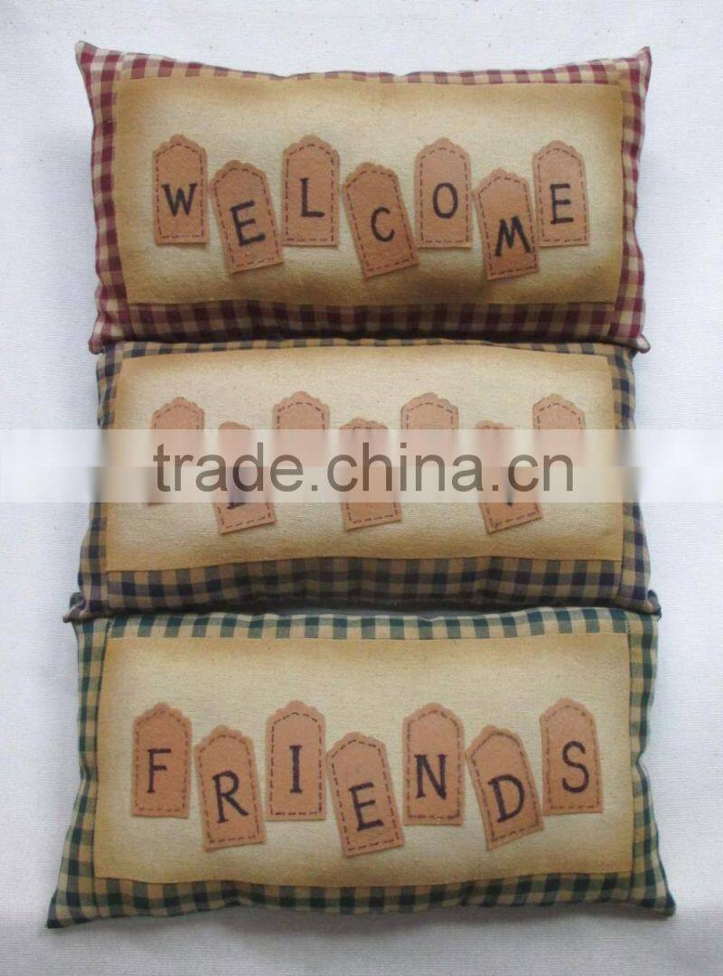 DecorHouzz Home Lumbar Embroidered Pillow Cover Pillow Cases Throw Pillow Decorative Pillow Wedding Birthday Anniversary Gift