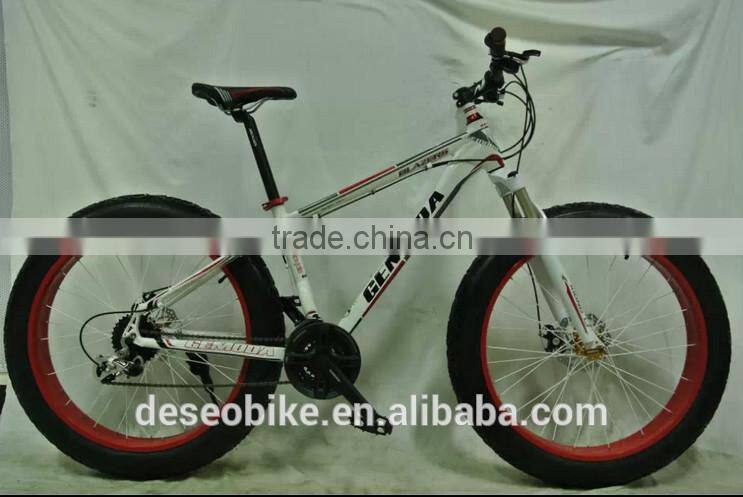2016 new design 21 speed mountain bike fat tire bike made in china