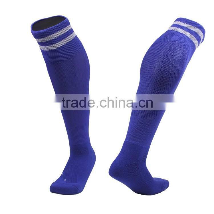custom adult hot sell nylon with mesh soccer socks