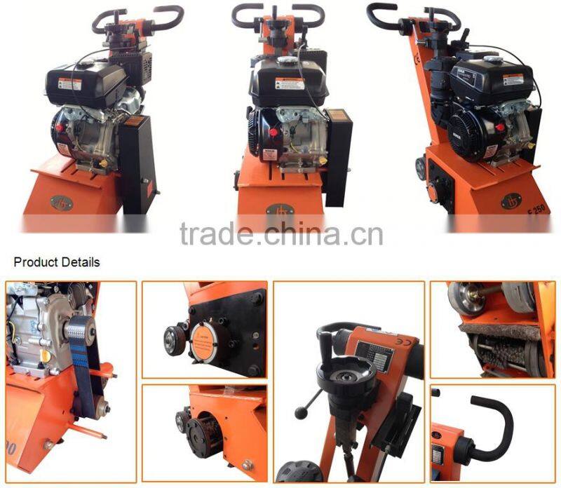 10"WALKBEHIND CONCRETE SCARIFIER/PLANE, GASOLINE POWERED W/CARBIDE CUTTERS. REMOVE "TRIP HAZARDS" IN WALKWAYS, REMOVE TRAFFIC LI