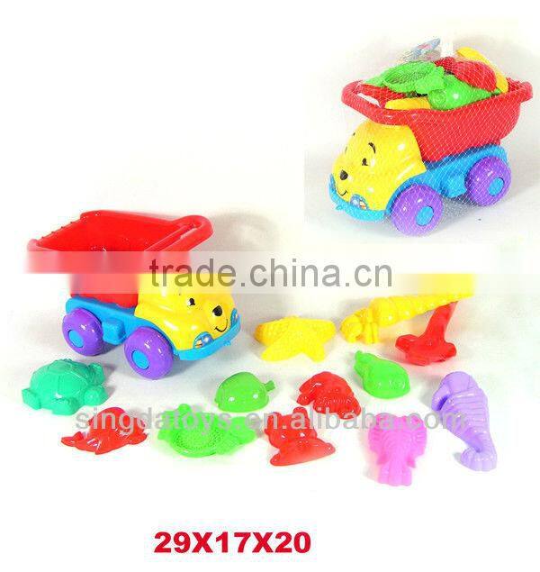 Summer beach set baby toy ( van, fork, shovel...)