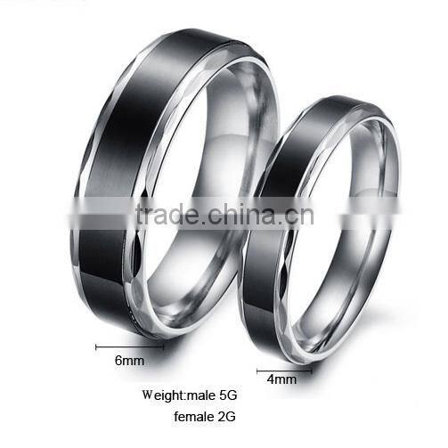 2015 Romantic Plain Design Gay Pride Engagement Rings