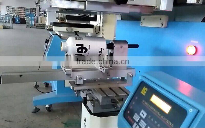 HDPE bottle screen printer for bottle silk screen printer printing HDPE bottle LC-PA-400E