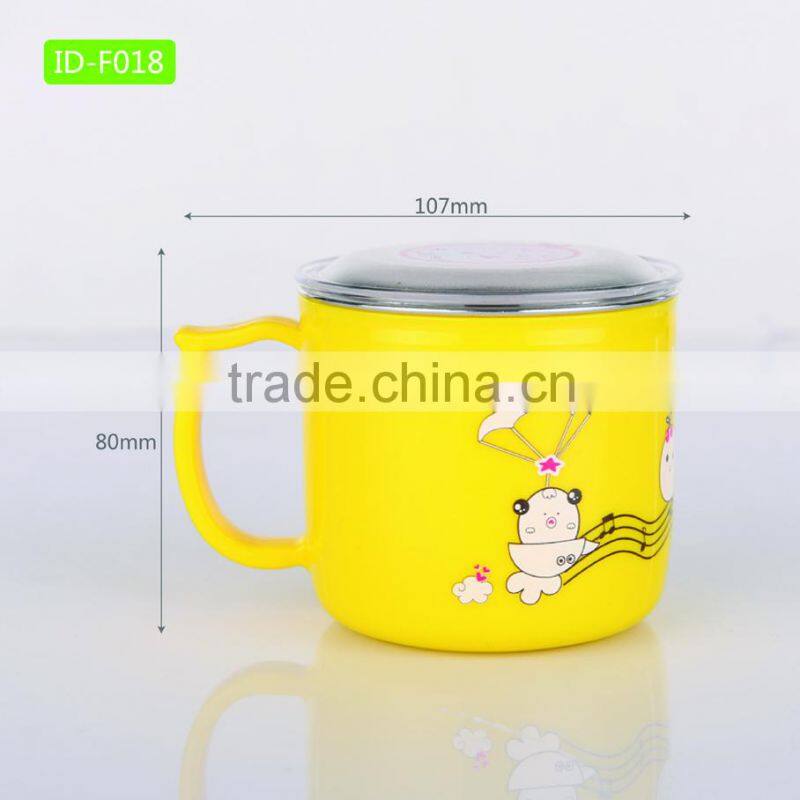 Babymatee Babymatee 350ML Multi color small stainless steel soup bowls set for new born baby