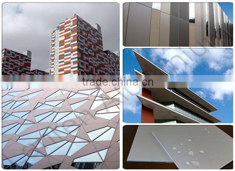 Waterproof exterior wall panels/ aluminum composite panel/building wall cladding materials