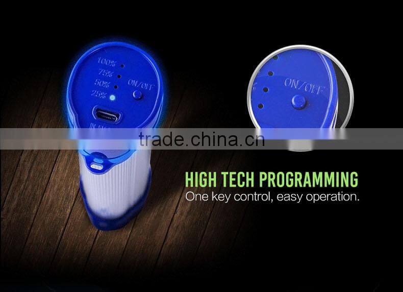 5200mA battery powered led rechargeable hand camping lamp