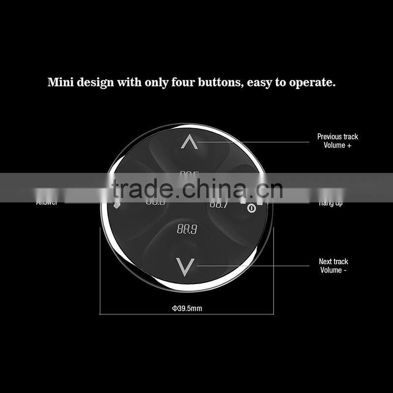 Bluetooth FM transmitter with car adapter without battery