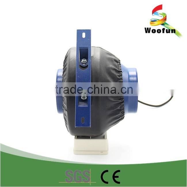 Hydroponic ventilation duct exhaust fan mixed flow fan