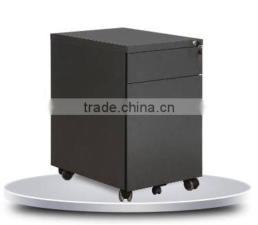 trade assurance 3 drawer steel filing pedestal with powder finish