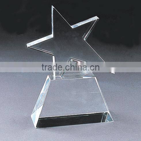 factory directly sale guarantee quality artwork crystal star design fro hot selling