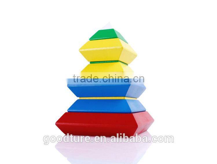 Wooden Magic Tower Intelligent Stacking Bricks