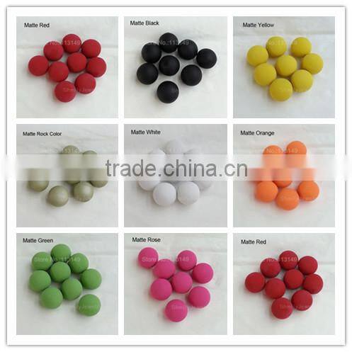 18mm Matte Round Copper Sound Bell Ball Beads For Hollow Chime Box Angel Cage Pendant Pregnancy Necklace BASB-M18mm