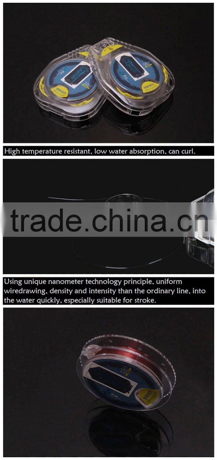 Colorful high strength nylon braided fishing line factory