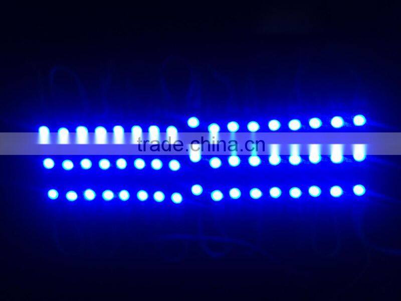 Dumb Rectangle RGB LED Waterproof Module - 12v (3 pixels each)