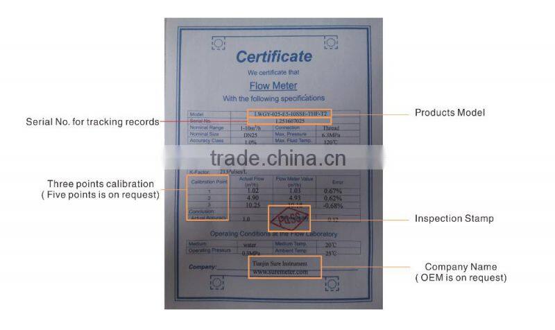 Paddle wheel flow meter for water
