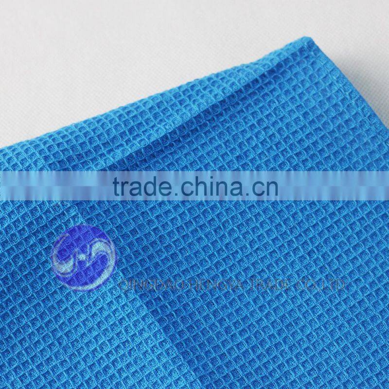bule embroider waffle cotton Christmas wholesale kitchen towels