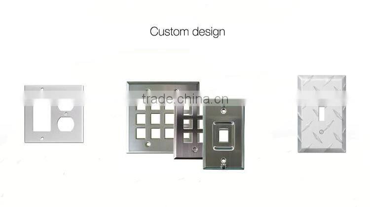 Die casting aluminium alloy wall switch plates covers