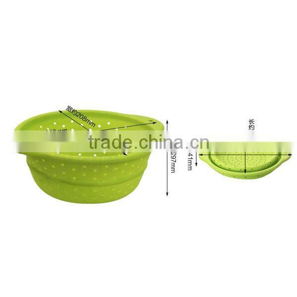 Colorful spiral-cut handled cheap fruit basket