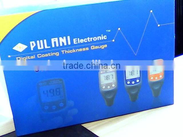 non-wearing hardened steel probe tip coating thickness gauge