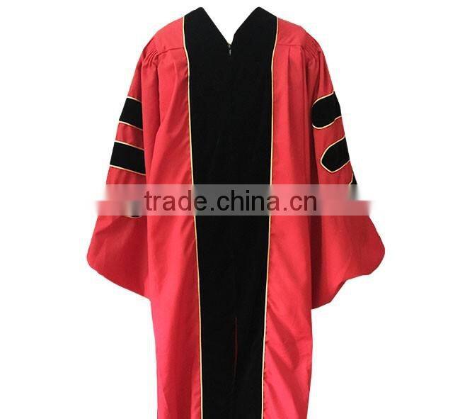 Wholesale Style -B Hot Sell PHD Graduation Gown