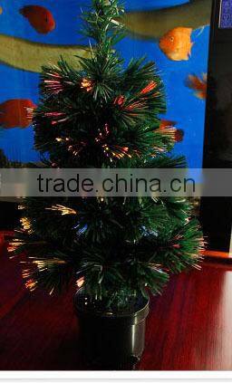 2015 Wholesale christmas decorative,shiny fiber optic christmas tree