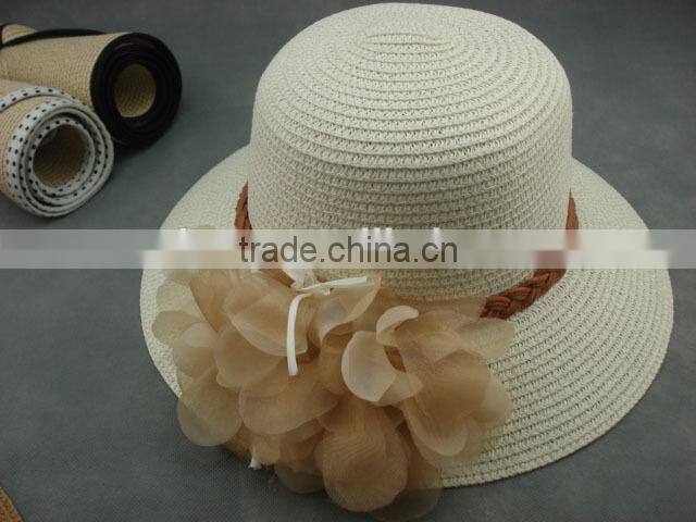 Practical Best Choice lady rivet band straw cap