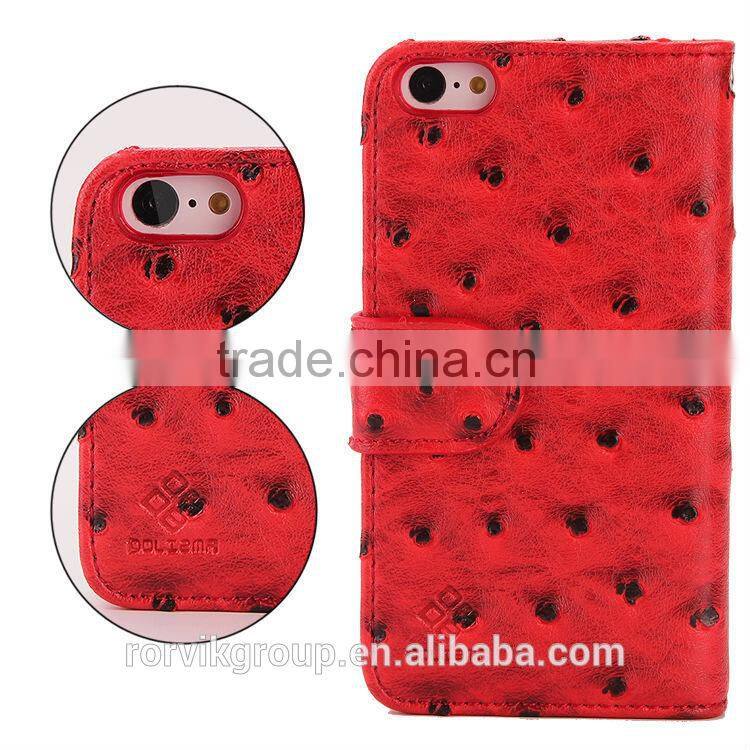 2015 best selling high quality PU leather flip case for iphone 5C, With ID Card Slot
