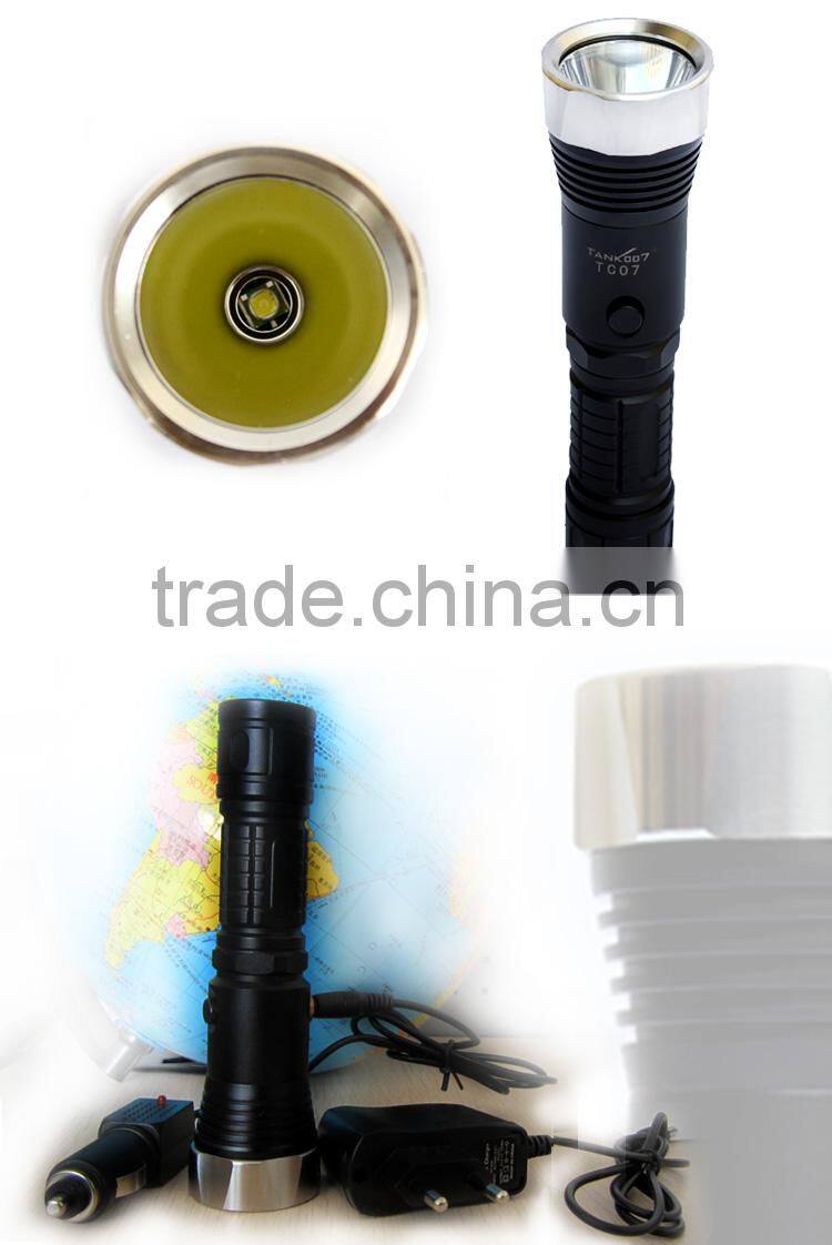 bailong led torch led rechargeable torch 1000 lumens led flashlight torch