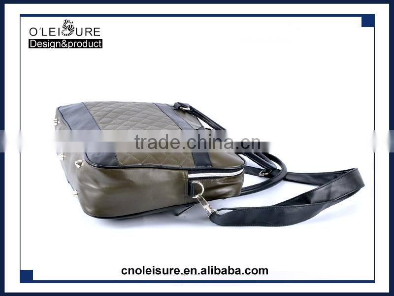 Leisure shoulder traval bag Europ style fashion women/ladies /man bag handbag pu casual bags laptop bag