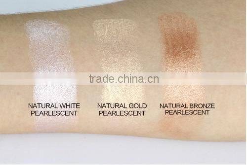 2016 best sell cosmetic concealer stick 3 colors Brighten Shimmer Stick Contour Makeup Cream Silkworm Pen