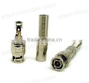 BNC connetor/free solder video BNC plug/monitor conneter