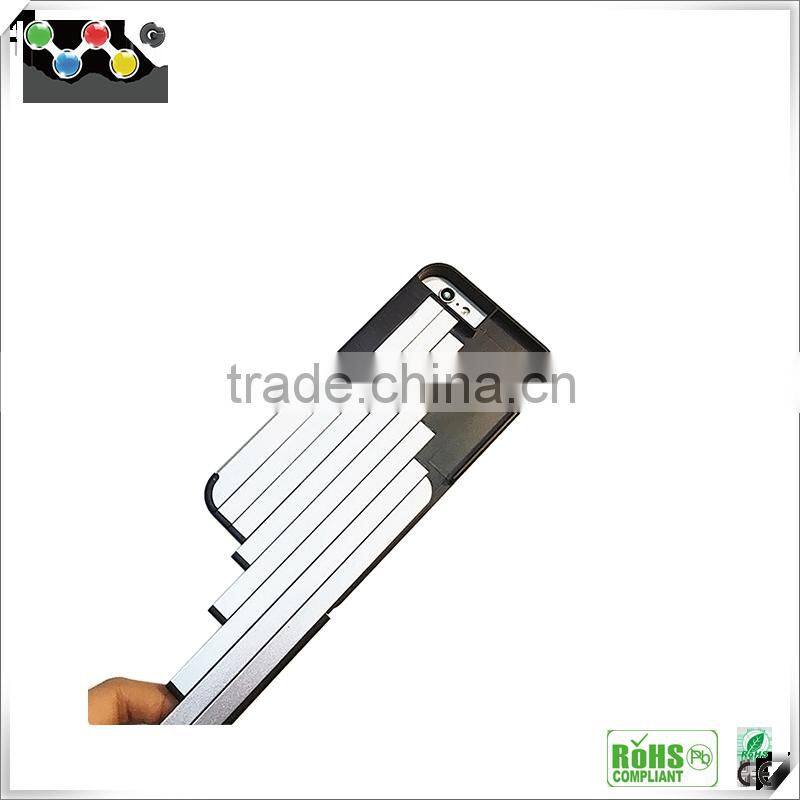 Fashion design rotating selfie stick phone case for mobile phone, adjustable selfie stick phone case