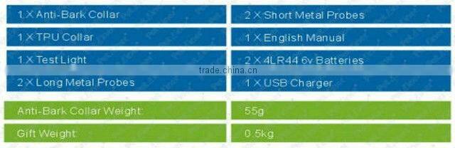 new hot sale no bark dog collars PET852 with adjustable shock