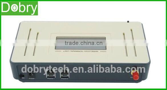 Single port GSM FWT fixed wireless terminal for PBX, telephone alarm system