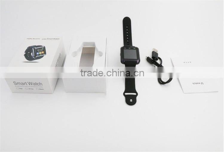 2016 New Bluetooth Smartwatches U8 Smart watch for IOS and Andriod Mobile Phone with bluetooth Wristwatch