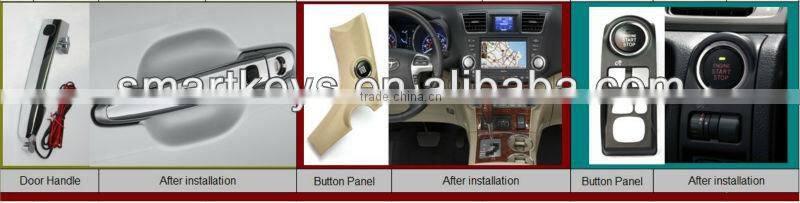 Keyless Entry Systerm with Button Panel and Door Handle Manufacturer for Toyota Camry 2008-2012