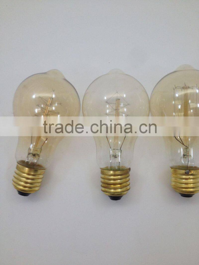 Retro style decorative tungsten filament edison bulbs, vintage edison light bulb e27 b22 industrial edison lamp