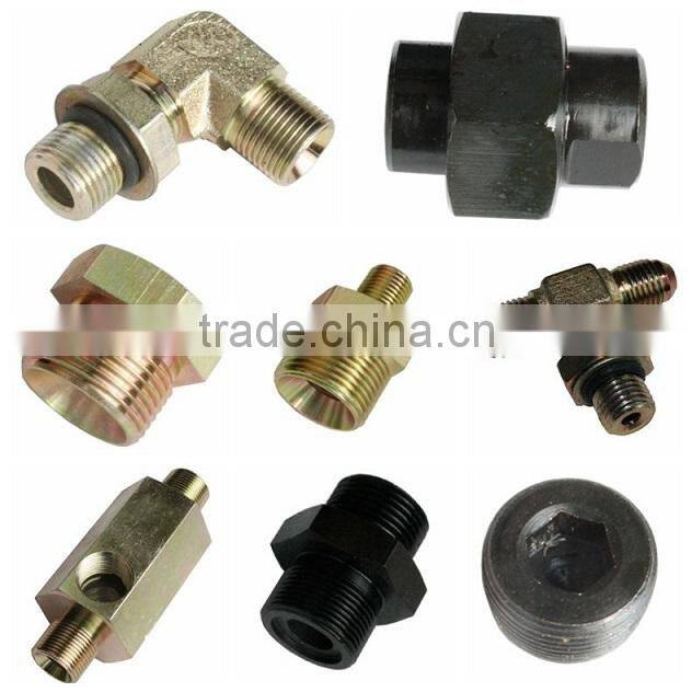 brass male hydraulic fitting reducing hollow hydraulic plug