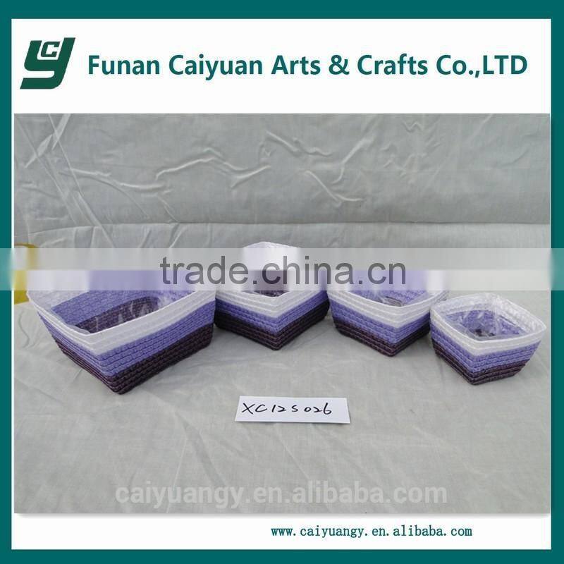 Factory derectly sale handmde wooden baskets with handles