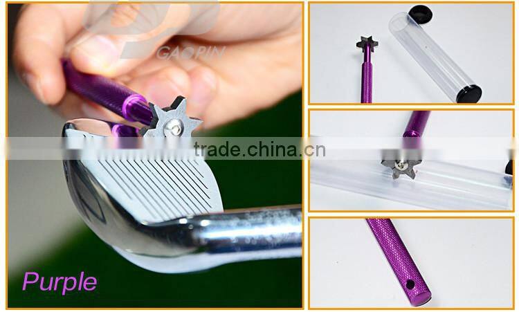 Golf Iron Wedge Silver Golf iron club groove Sharpener