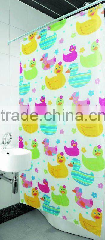 100% polyester shower curtains,fabric shower curtains,
