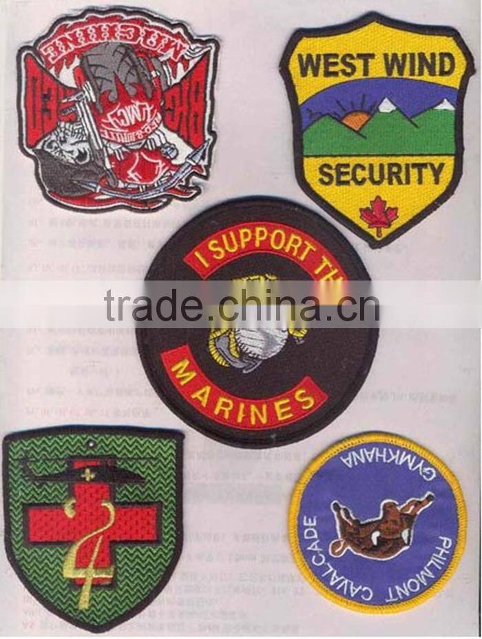 super style 3d hand embroidered badge