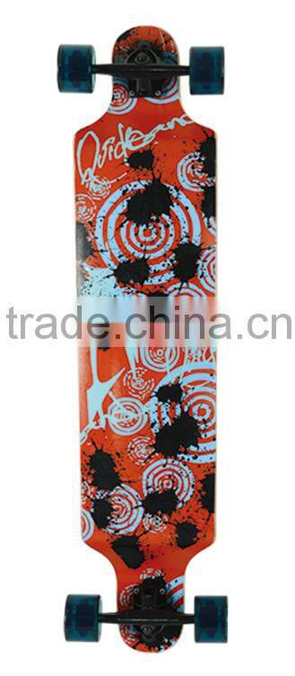 Canadian maple wood material deck longboard skateboard for sale