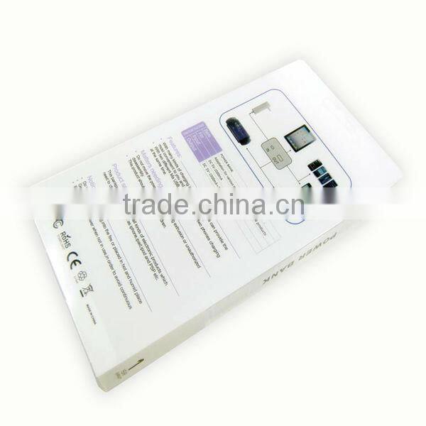 new samll external backup Power Bank 3000MAH with touch screen