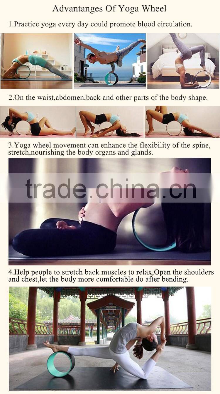 High quality fitness euipment yoga wheel for body shape
