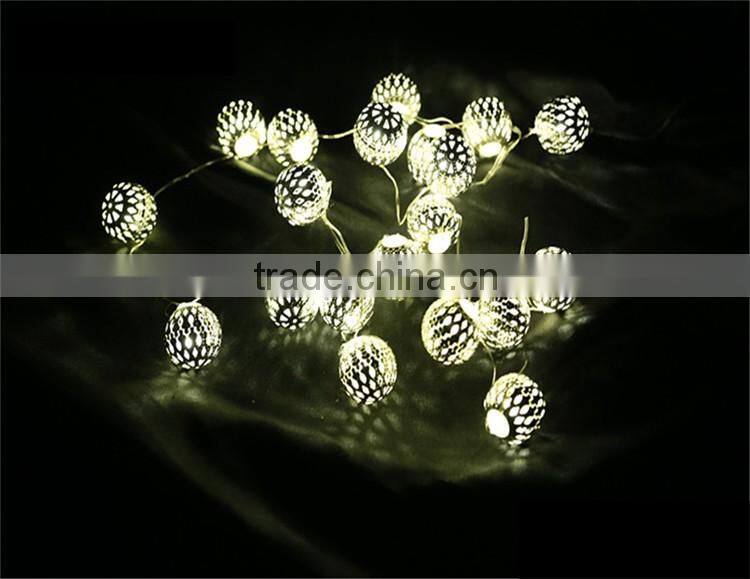 Morocco light string with solar energy 10 LED light party garden Christmas Holidays Decoration waterproof Ball led guirlande