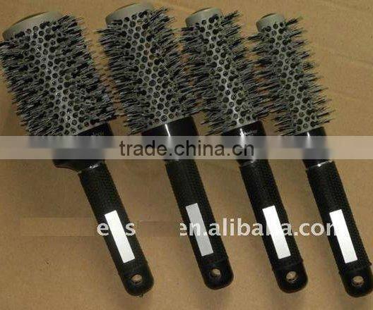 boar bristle hair brush;rotating hairbrush