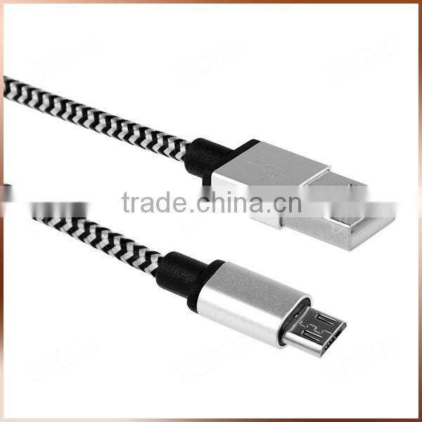 2015 New Aluminum Connector Braided IOS9 USB Sync Charging Cable For Iphone 6S