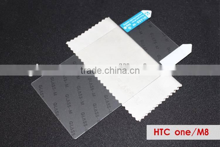 mobile phones accessories/cell phones accessories tempered glass screen protector for HTC One M8