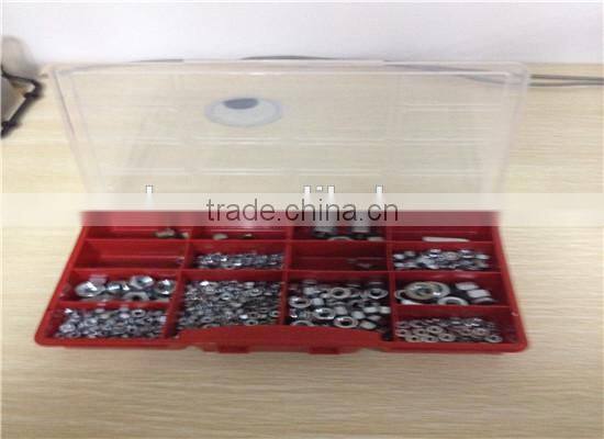 clear plastic storage box with compartment